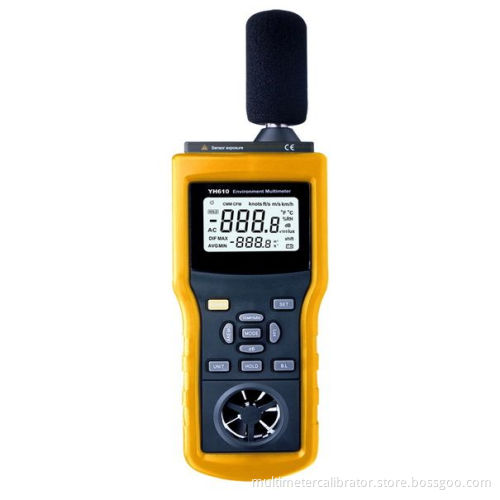 Multifunction Environment Digital Humidity Temperature Meter Anemometer